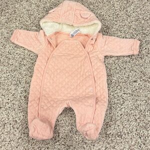 Cozy Pink Quilted Bunting